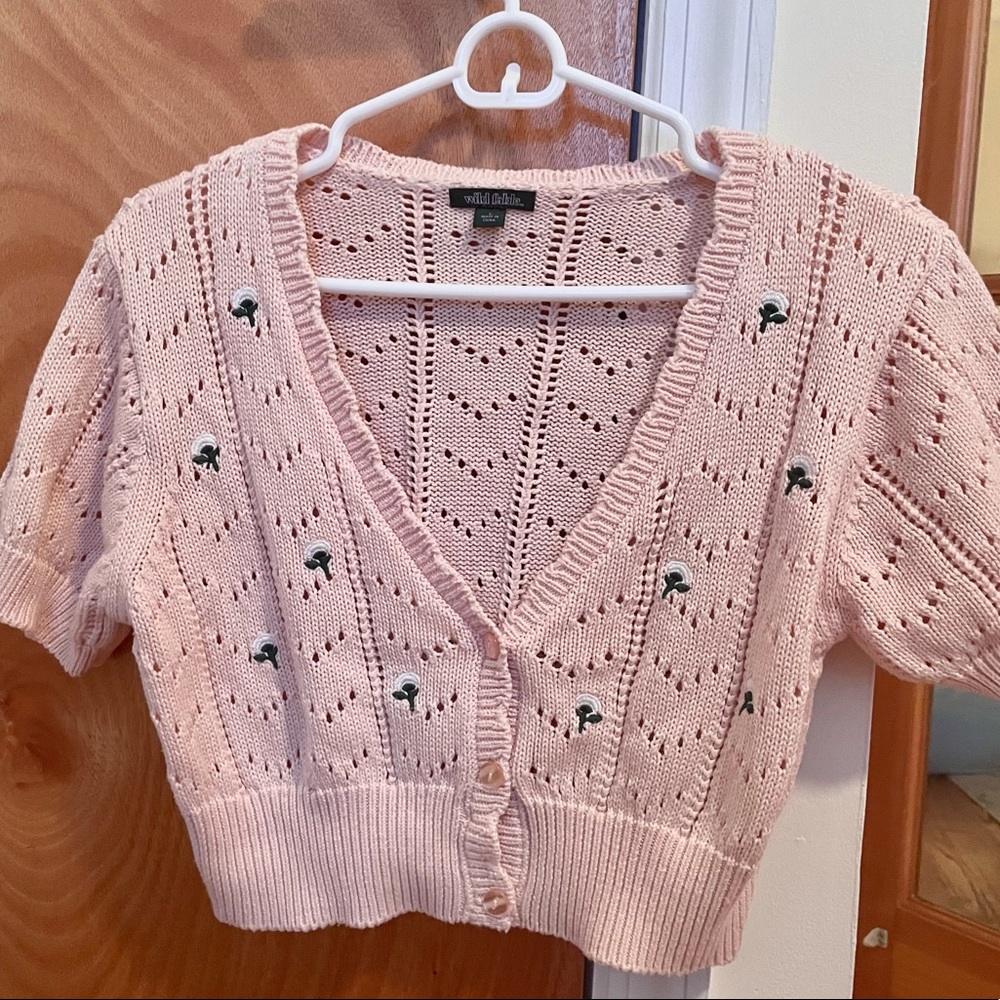 Wild Fable cropped cardigan top